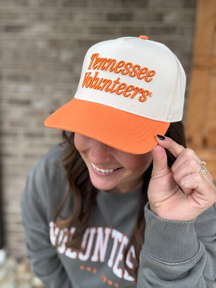 Tennessee 3D Script Canvas Trucker Hat *TN COLLECTION*