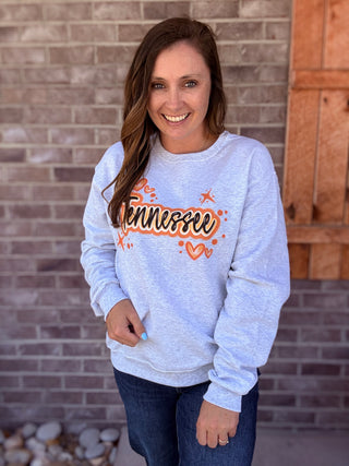 Tennessee Airbrush Crewneck Sweatshirt *TN COLLECTION*