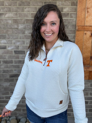 Tennessee Josephine Quilted Quarter Zip Fleece by Pressbox by Royce