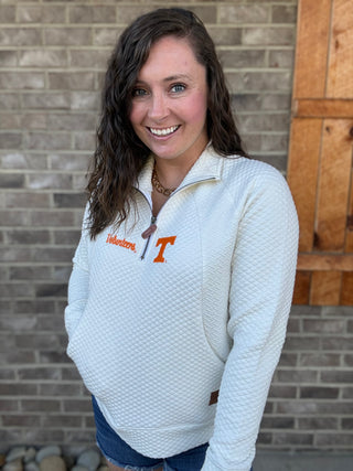 Tennessee Josephine Quilted Quarter Zip Fleece by Pressbox by Royce