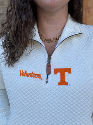 Tennessee Josephine Quilted Quarter Zip Fleece by Pressbox by Royce