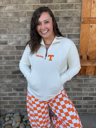 Tennessee Josephine Quilted Quarter Zip Fleece by Pressbox by Royce