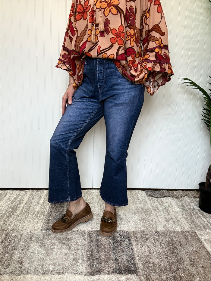 The Classic Denim Zenim Bootcut Pants by Dear Scarlett