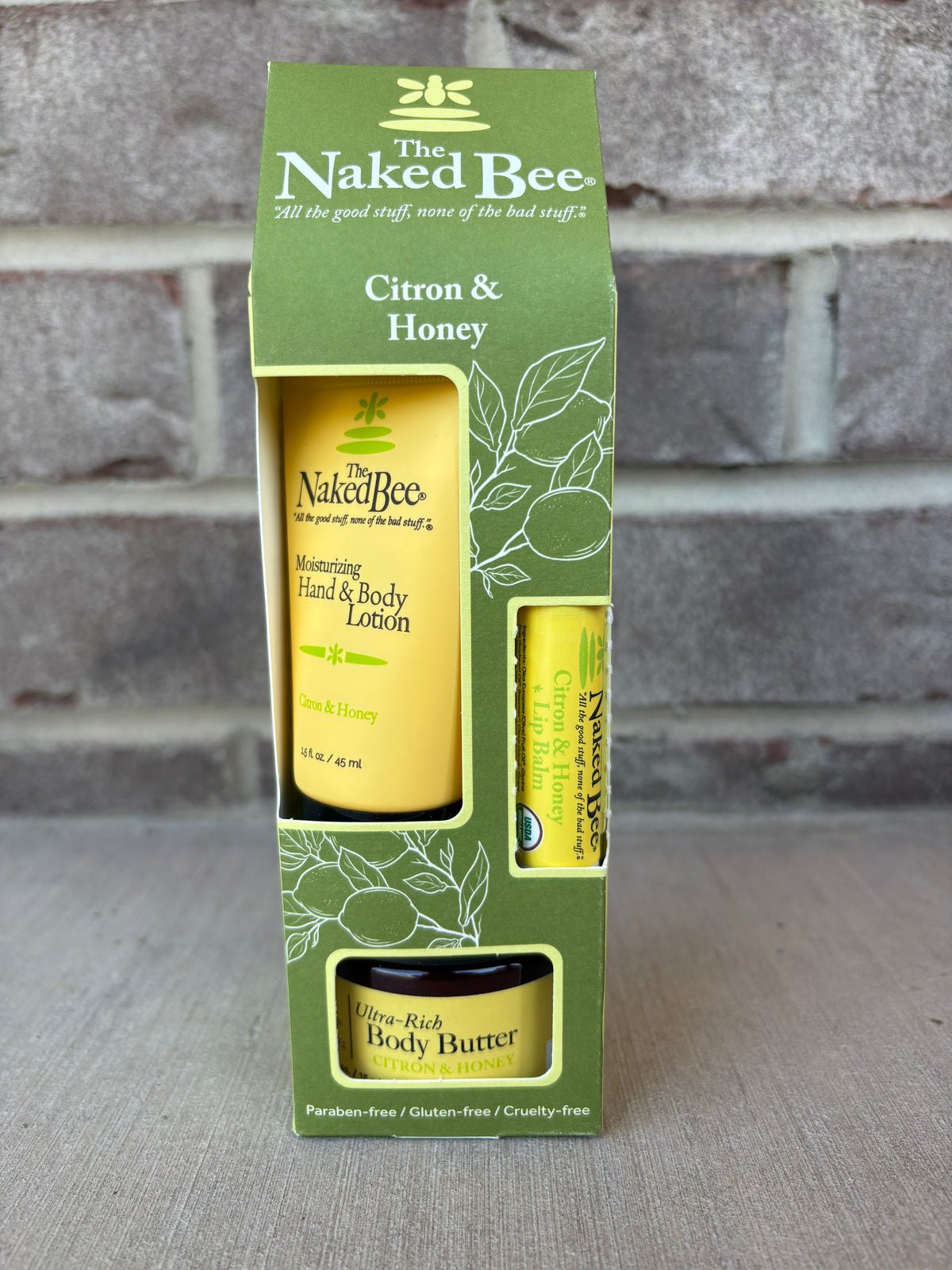 The Naked Bee Gift Collection Citron and Honey