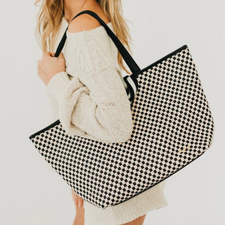 Woven Tiffany Organizer Tote Bag-Tote Bag-Pretty Simple