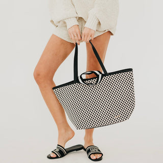 Woven Tiffany Organizer Tote Bag-Tote Bag-Pretty Simple