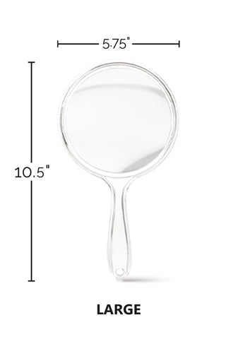 20300- Large Hand Mirror w/ 1X & 2X Magnification
