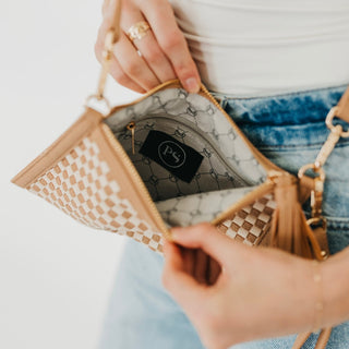 Veda Woven Crossbody and Clutch Bag-Crossbody Bag-Pretty Simple