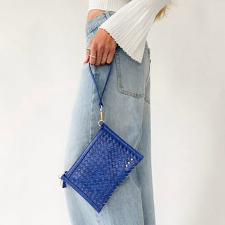 Veda Woven Crossbody and Clutch Bag-Crossbody Bag-Pretty Simple