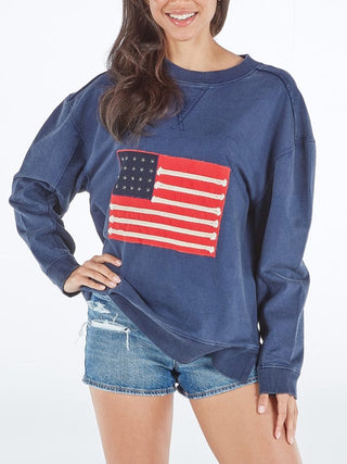 Vintage Wash USA Pullover by Simply Southern