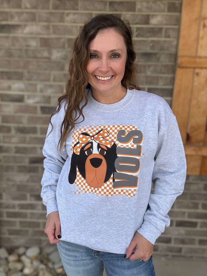 Vols Bow Graphic Crewneck Sweatshirt *TN COLLECTION*