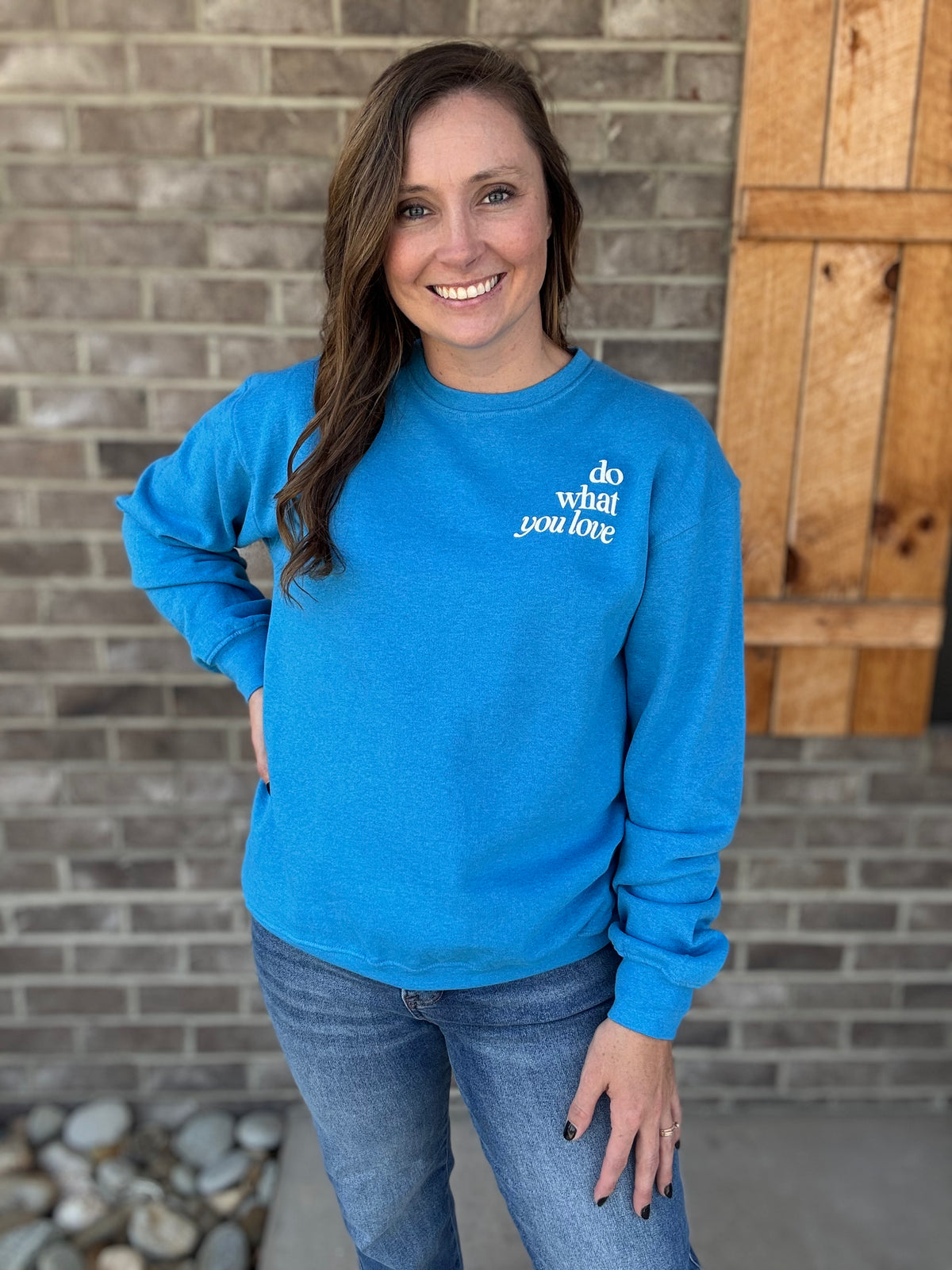 What You Love Simply Southern French Terry Pullover