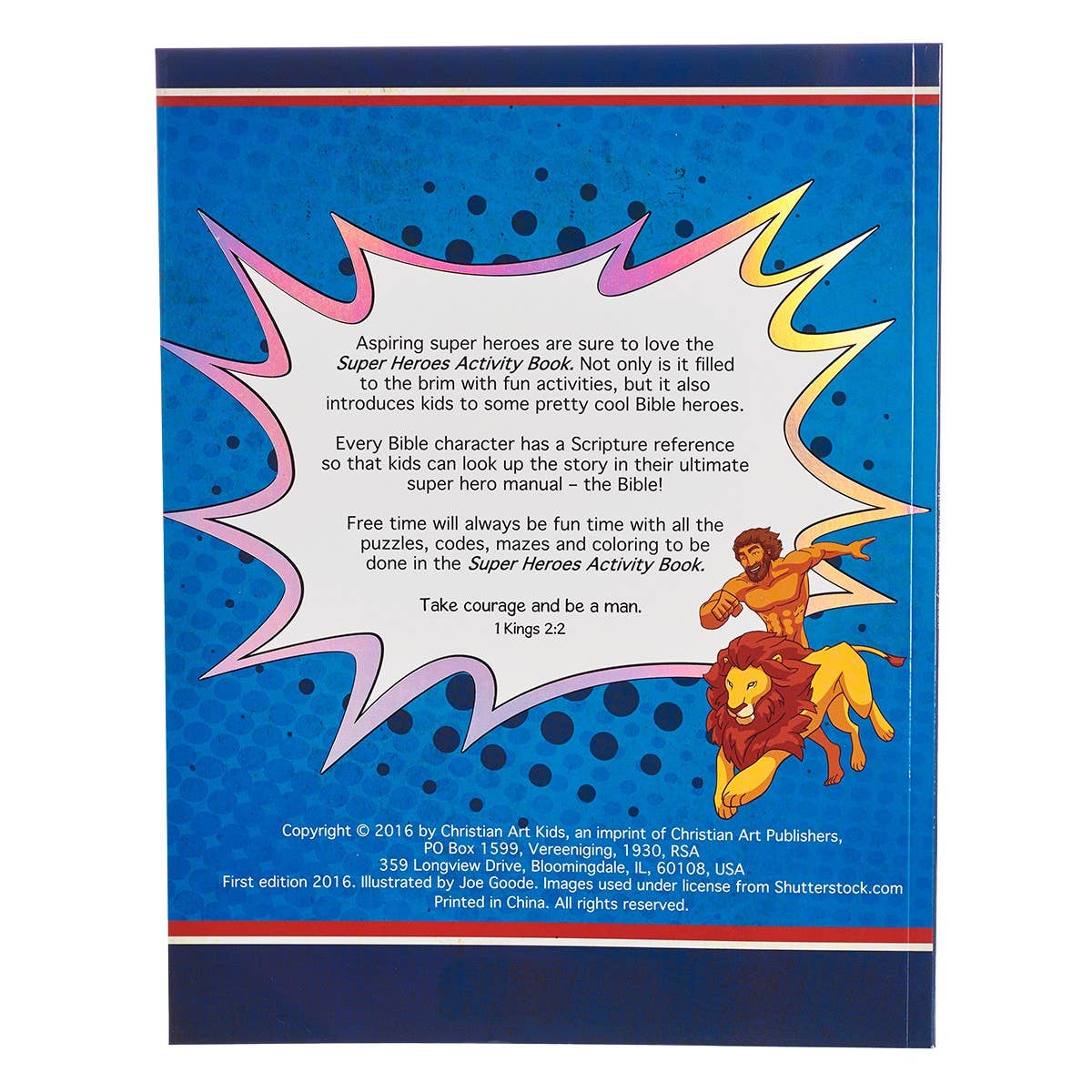 3419- Kid Book Super Heroes Activity Book Softcover