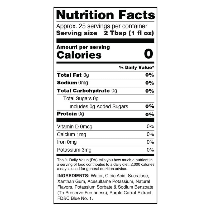 Sugar Free Dragonfruit Acai 750ml - Skinny Syrup