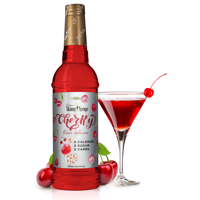 Sugar Free Cherry Flavor 750ml - Skinny Syrup