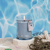 New! Salt & Sea Glass 8oz Jar Candle