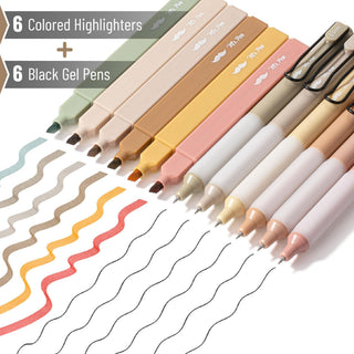 Aesthetic Bible Highlighter & Gel Pens 10 Pack