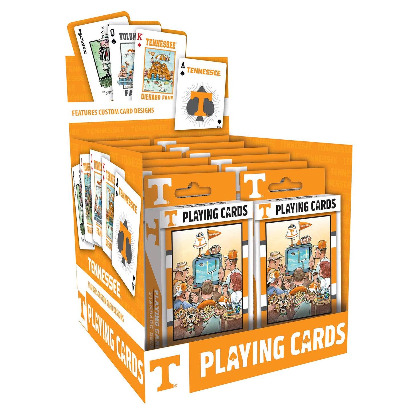 8358- Tennessee Volunteers Fan Deck Playing Cards *TN COLLECTION*