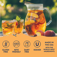 Sugar Free Peach Tea Syrup Concentrate