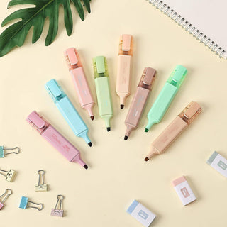 Vintage Highlighters 8 Pack Chisel Tip