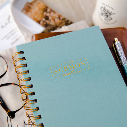 Sermon Notes Journal | Teal (Spiral)