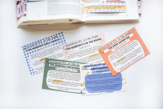 Generosity in the Bible Mini Tip-in Sheet Bundle (Set of 5)