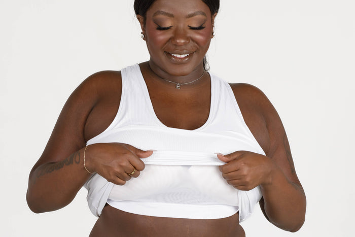 Lyra Pocket Bralette by JadyK: White