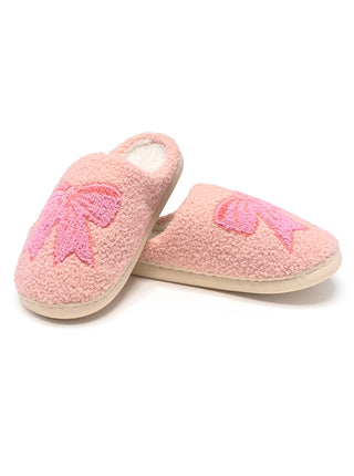 Indoor / Outdoor Slippers - Pretty Bows - Pink