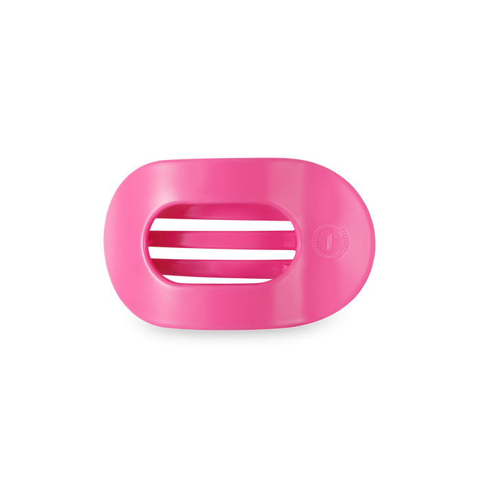 Paradise Pink Small Flat Round Hair Clip