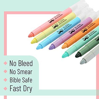 Bible & Pastel Gel Highlighters Set