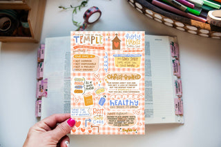 Temple Care Sticker Sheet