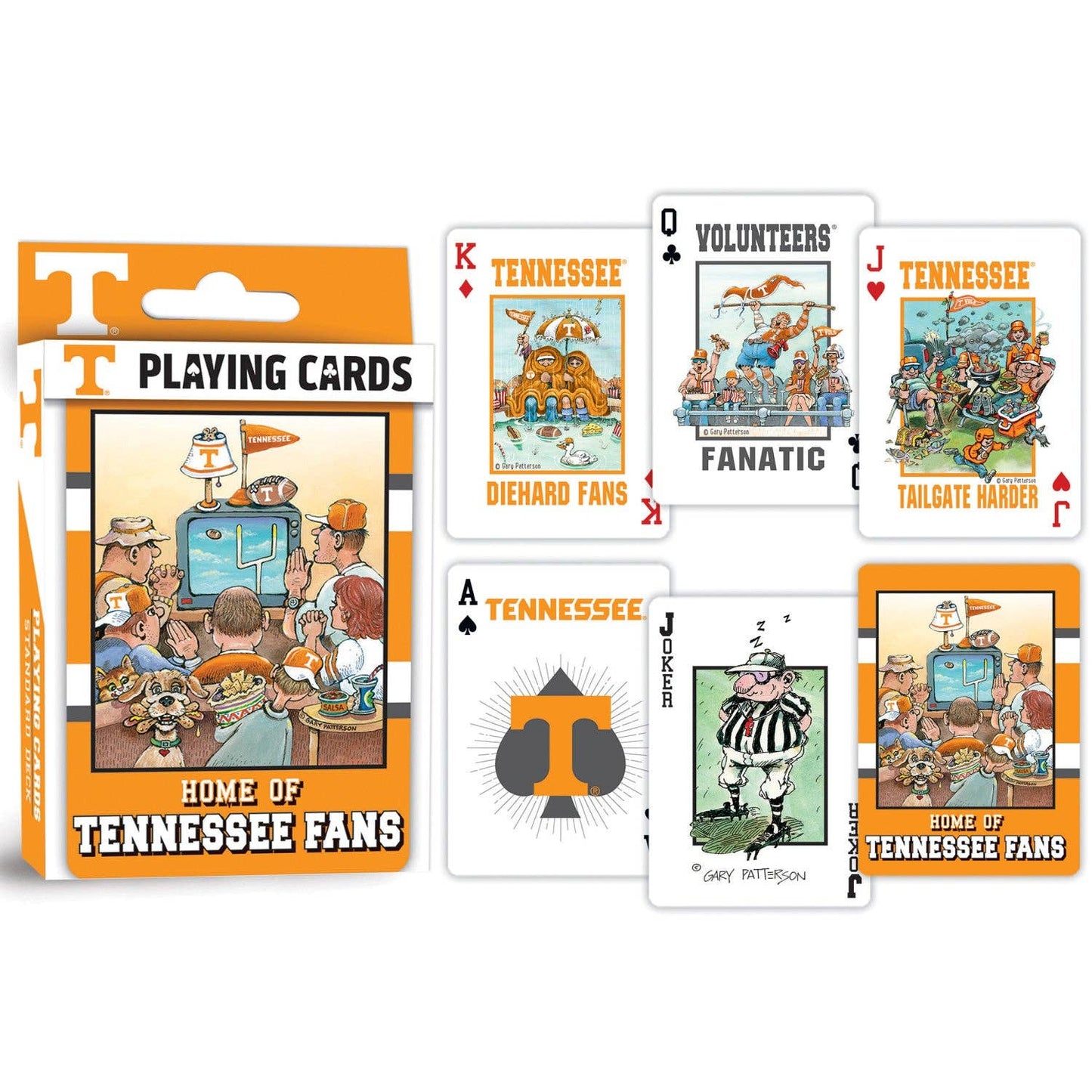 8358- Tennessee Volunteers Fan Deck Playing Cards *TN COLLECTION*