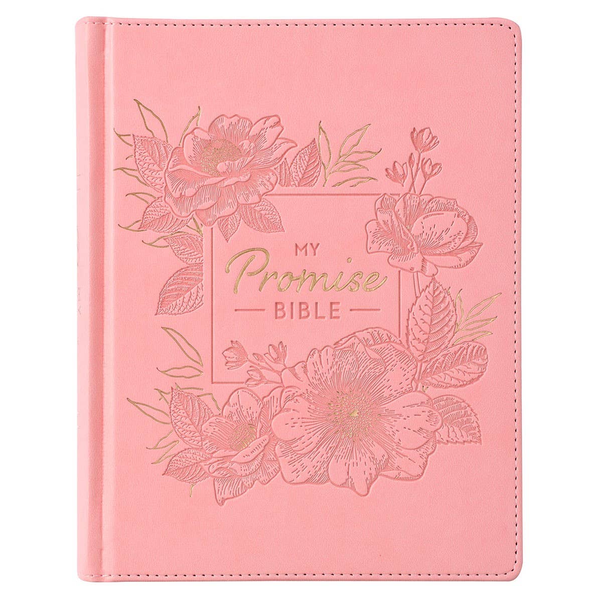 2487- Pink Hardcover Faux Leather KJV My Promise Bible