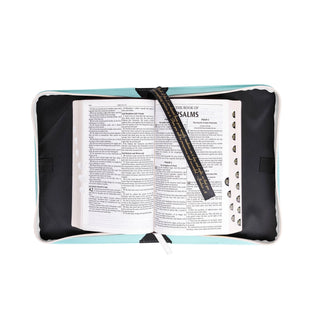 Bible Cover: Blessed Teal/Blue