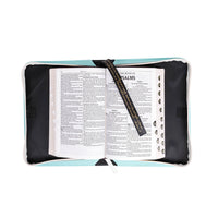 Bible Cover: Amazing Grace W/Cross