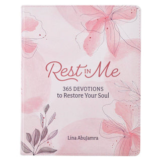 *Devotional Rest In Me Faux Leather