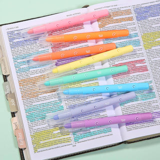 Bible Gel Highlighters 8 Pack No Bleed