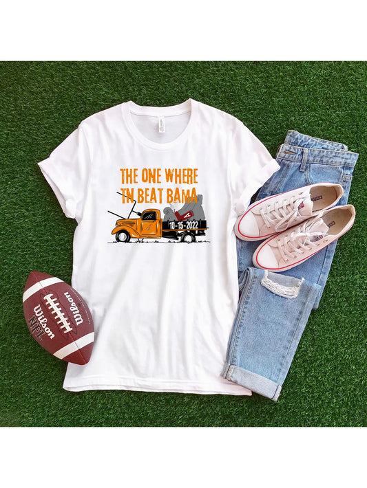 9867- Tennessee Beat Bama Graphic Tee *TN COLLECTION*