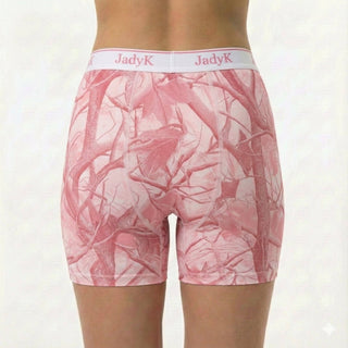 Arya Hip Hugging Boxer Shorts | Pink Camo | JadyK