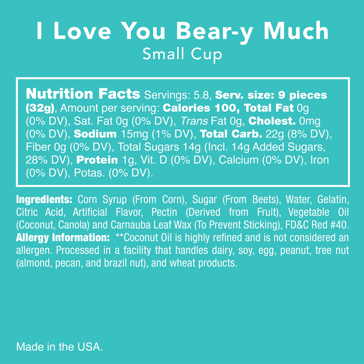 I Love You Bear-y Much Gummy *JUST BECAUSE COLLECTION*