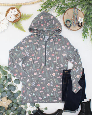 09.09 EN ROUTE HalfZip Hoodie - Wildflower Meadow