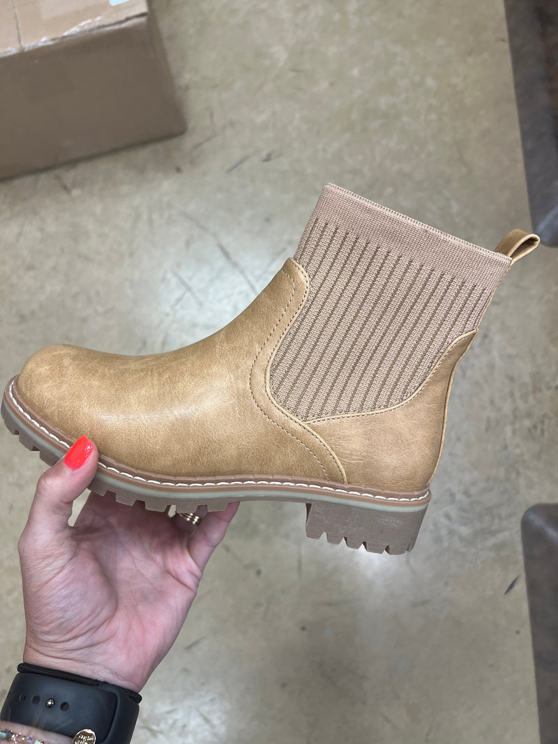 9060- Caramel Cabin Fever Boots by Corkys