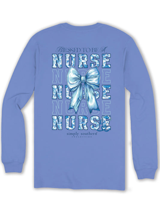 3450- Blessed To Be A Nurse Long Sleeve T-Shirt