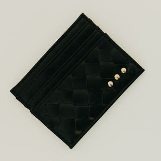 Mariah Woven Small Card Holder Wallet-Wallet-Pretty Simple