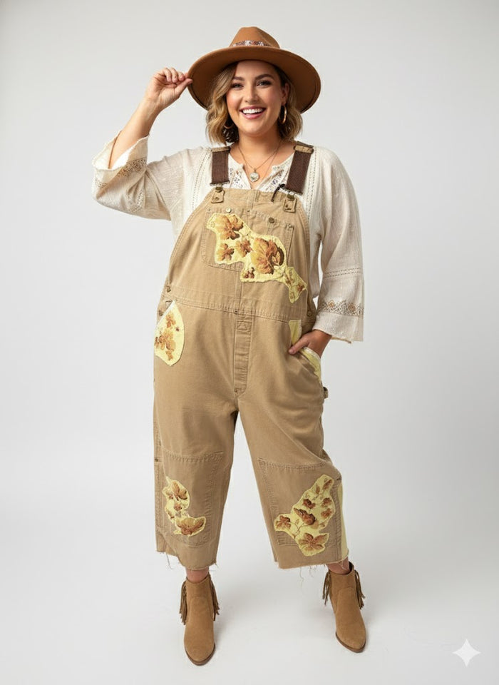 The Honey Meadow Muse Upcycled Overalls by Jaded Gypsy *FINAL SALE*