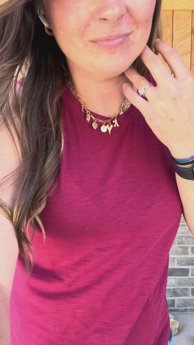 Garnet Miranda Tank Top by Royce