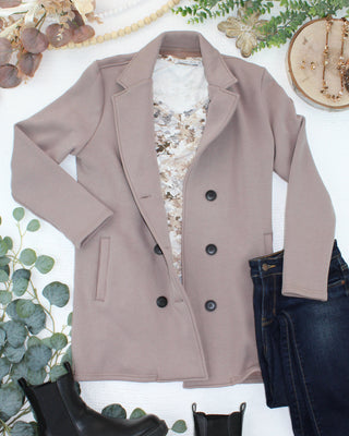 09.09 EN ROUTE Scarlett Sweater Jacket - Mocha