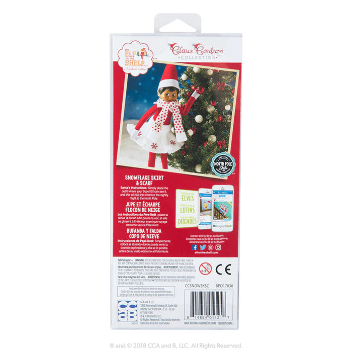 Claus Couture Collection® Snowflake Skirt & Scarf by The Elf On The Shelf