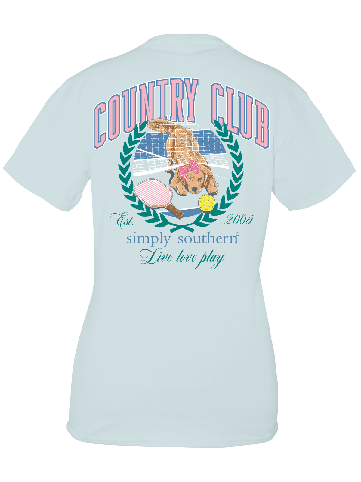 859- Country Club Short Sleeve T-Shirt by Simply Southern