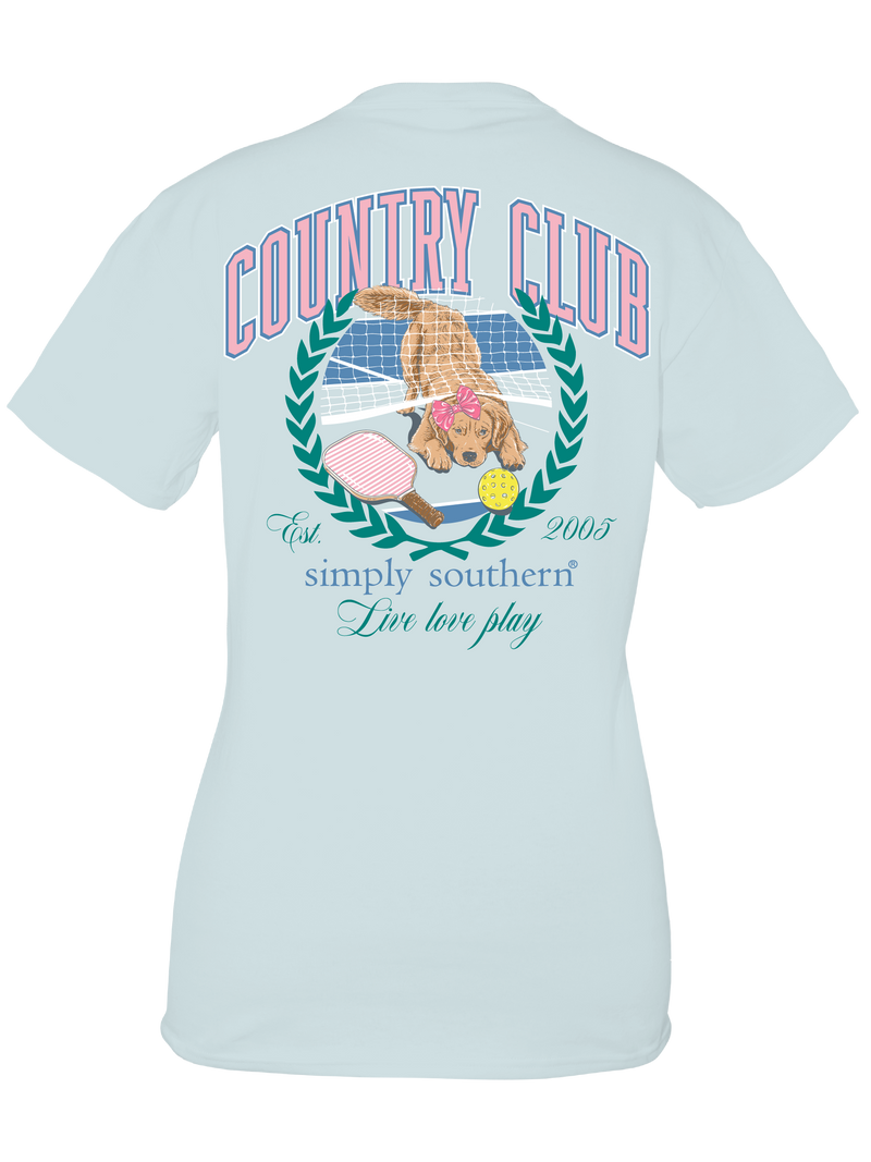 859- Country Club Short Sleeve T-Shirt by Simply Southern